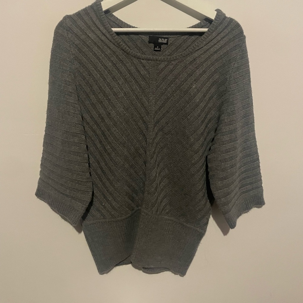 Ana soft material, light grey sweater‎ size medium